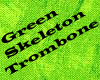 Green Skeleton Trombone