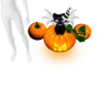 AS Cat On Pumpkin M/F