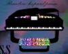 Rainbow leaopard piano