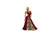 *CYN* Red/Silver gown