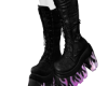 Pink Flame Boots