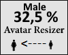 Avatar scaler 32,5% Male