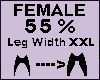 Leg Thigh Scaler 55% XXL