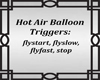 Hot Air Balloon Sign