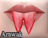 ak | split tongue F