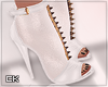 K| Fall Booties (White)