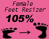 Feet Resizer Avatar 105%