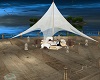tent LOVE Evening beach