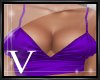 [V]Purple Crop Top