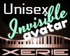 Unisex Invisible Avatar