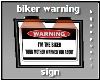 biker warning