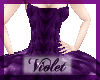 (V) Purple feather gown