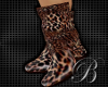 [B]leopard swank boots
