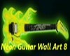 Neon Guitar Wall Art 9
