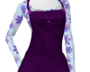 *B* Purple Bib Dress