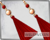 WV: Malia Red Earrings