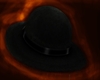 black boho hat