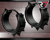 7R ASTERI BLACK EARRING