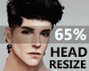 Head 65%