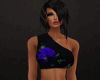 Sling top blue rose