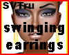 Swinging earrings 1