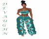LOVE ME TEAL TOP