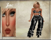 J~LEATHER SET BLK