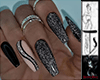 Ts Black Glitter & Rings