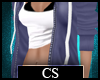 CS : LayeredSweater-Blue