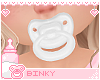 !B! White Animated Binky