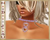 ~H~Dbl Heart Pp Necklace