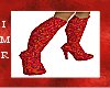 Red Sparkle Boots