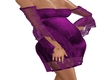 Sexy purple preggy dress