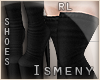 [Is] Suede Black Boots 8