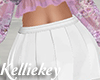 W white mini skirt