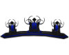 Black and blue thrones
