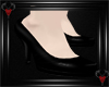-N- Black Leather Heels