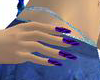 Purple Black Nails