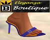(B) Eleganza Blue heels