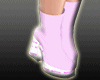 PINK+WHITE BITCH BOOTS