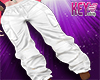 K* Leather White Pant
