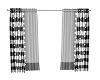 BLACK AND WHITE CURTAINS