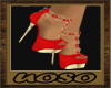Elegent Golden Red Heels