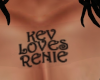 Kev Love Renie Chest Tat