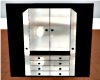 Black/Glass Wardrobe
