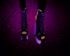 [TB] Black Purple Heels