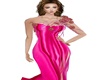 Hot pink dress