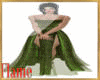 Emerald designer gown