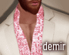 [D] Aura pink shirt suit