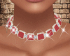 Silver-Pink Necklaces